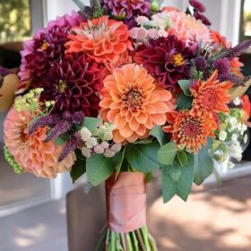 Őszi Csokor- Borvörös Harmónia