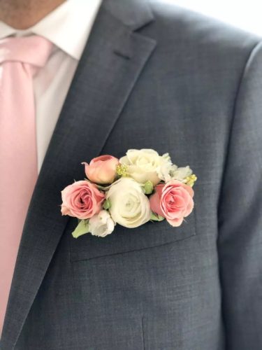 Pocket boutonniere -PINK