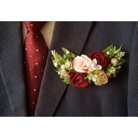 Pocket boutonniere -BORDÓ