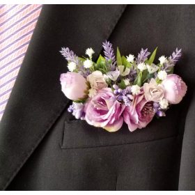 Pocket boutonniere -LILA