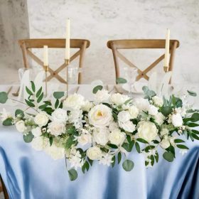 White Wedding Főasztaldísz