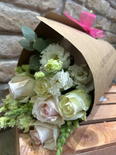 Pasztell virágcsomag – 20 szál finomság