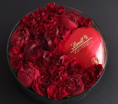 Lindt desszert rózsákkal