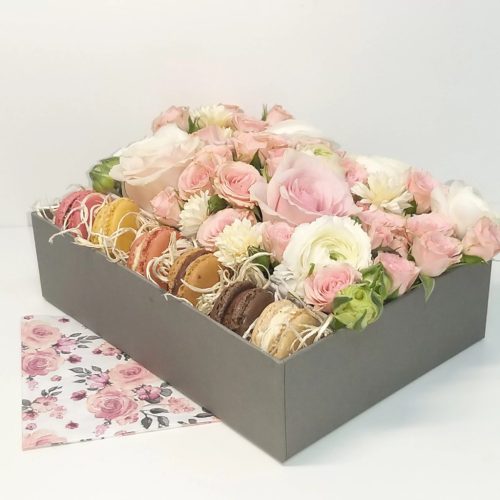 Színes macaron box