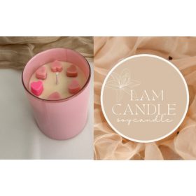  Lamcandle szójagyertya – szívecskés