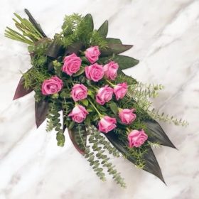 Sírcsokor -rózsaszín