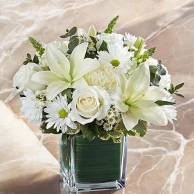 Oltárdísz -hófehér