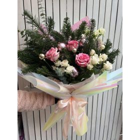 Téli Fenyőillatú Rózsacsokor