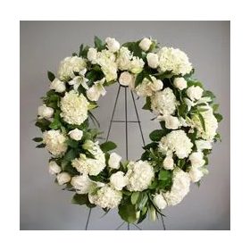 Emléked Őrzöm Hófehér koszorú