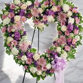 Elegáns Lila görög koszorú