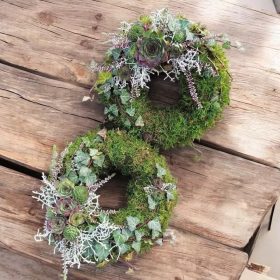 Mindenszentek Koszorú-Zöld Harmónia